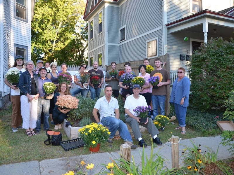 Community garden on Isham Street